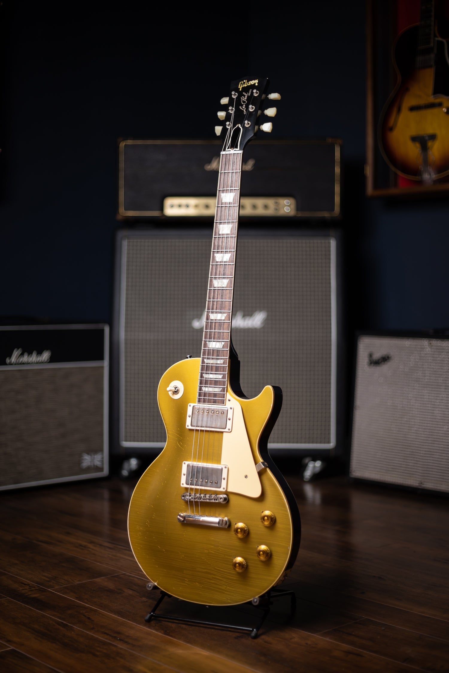Gibson Custom Shop Murphy Lab 1957 Les Paul Reissue Light Aged Electric Guitar - Double Gold