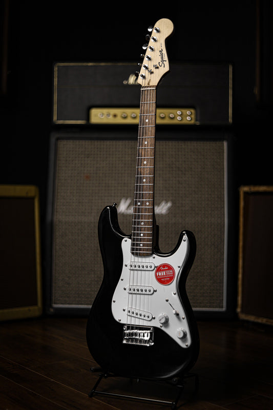 Squier Stratocaster Mini Electric Guitar - Black