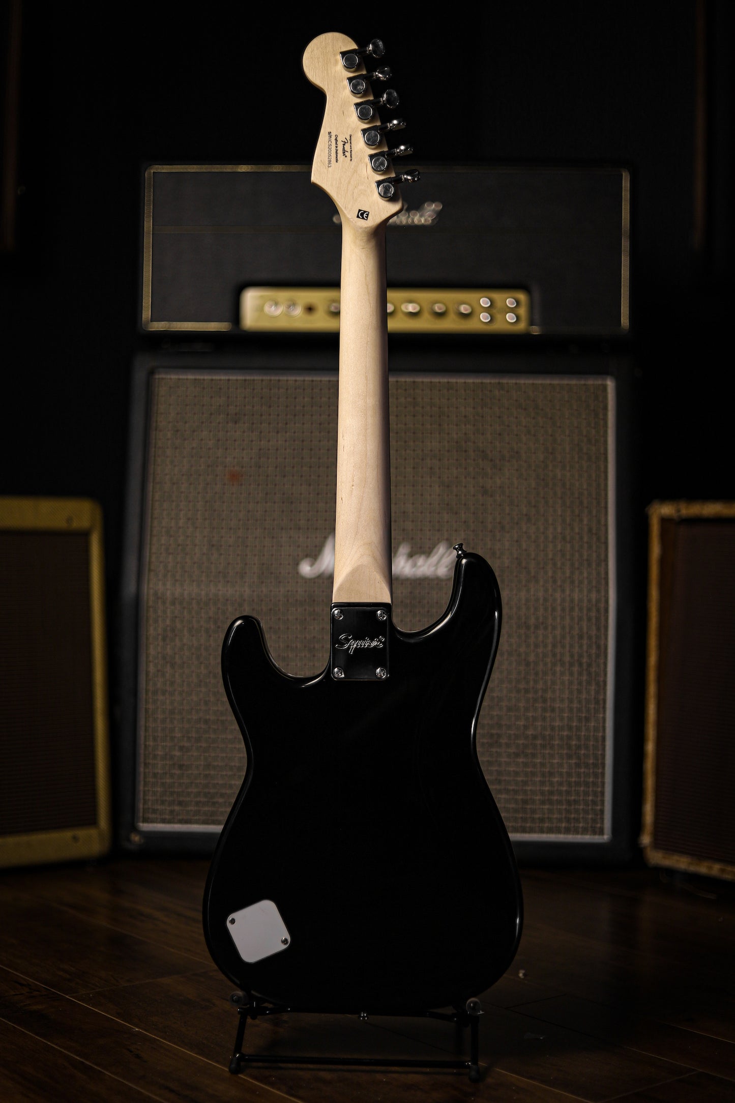 Squier Stratocaster Mini Electric Guitar - Black