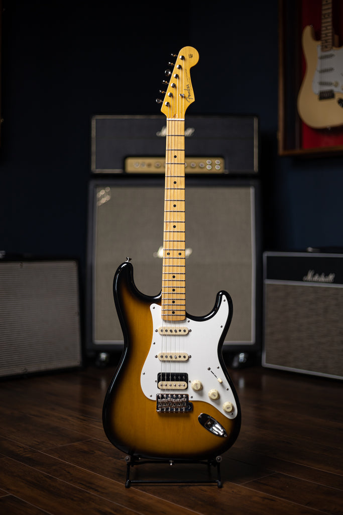Fender JV Modified 50s Stratocaster HSS Electric Guitar - 2 Tone Sunburst