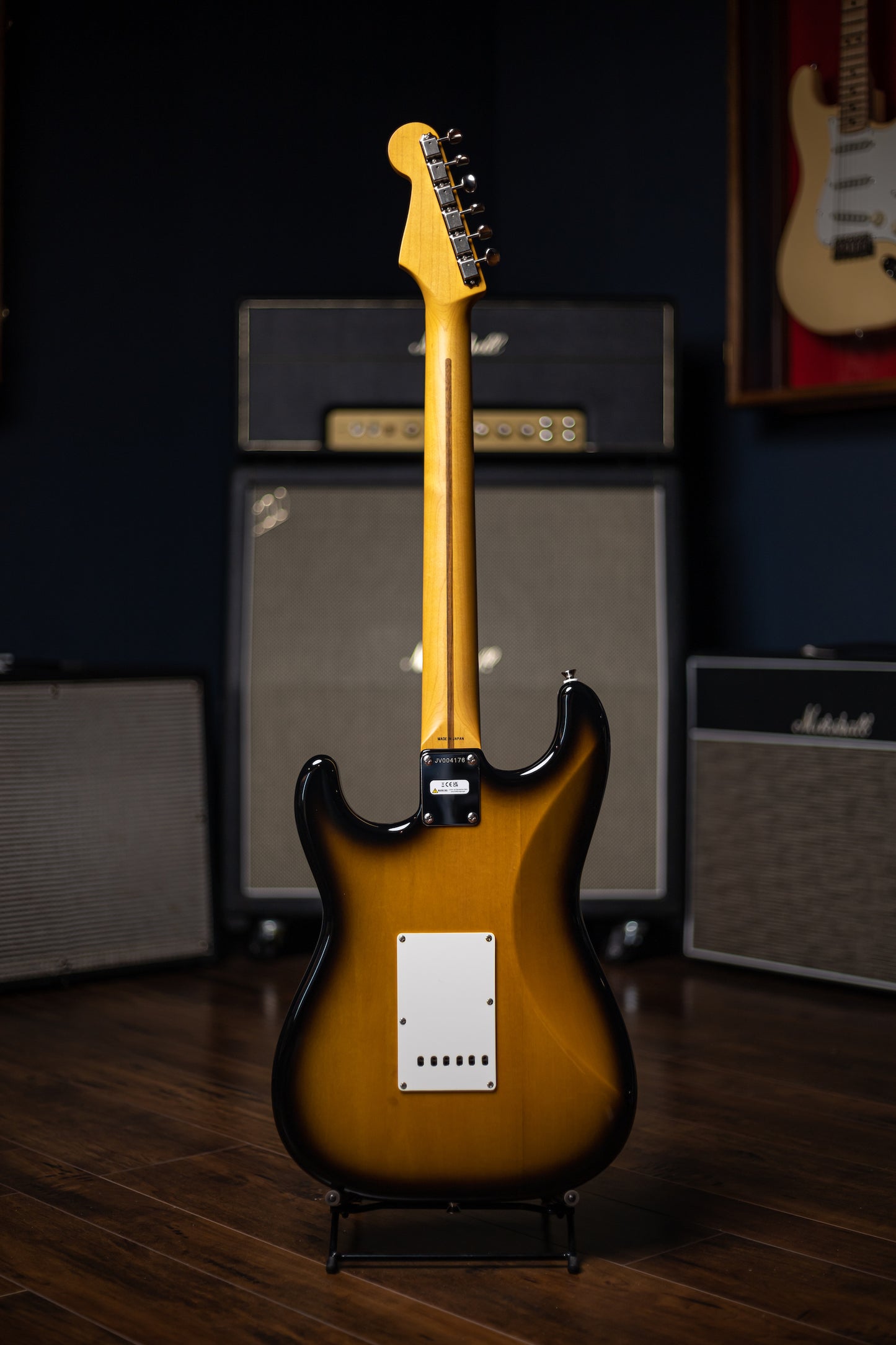 Fender JV Modified 50s Stratocaster HSS Electric Guitar - 2 Tone Sunburst