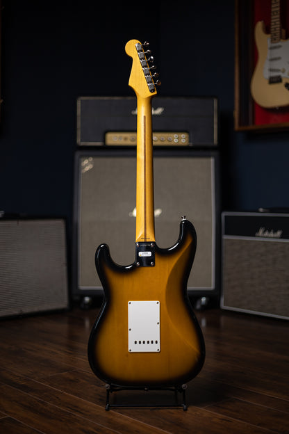 Fender JV Modified 50s Stratocaster HSS Electric Guitar - 2 Tone Sunburst