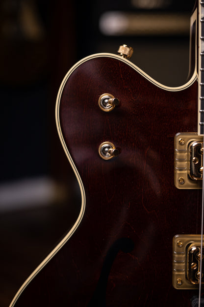 Gretsch G6122T-62GE Vintage Select Country Gentleman Electric Guitar - Walnut Stain with Bigsby