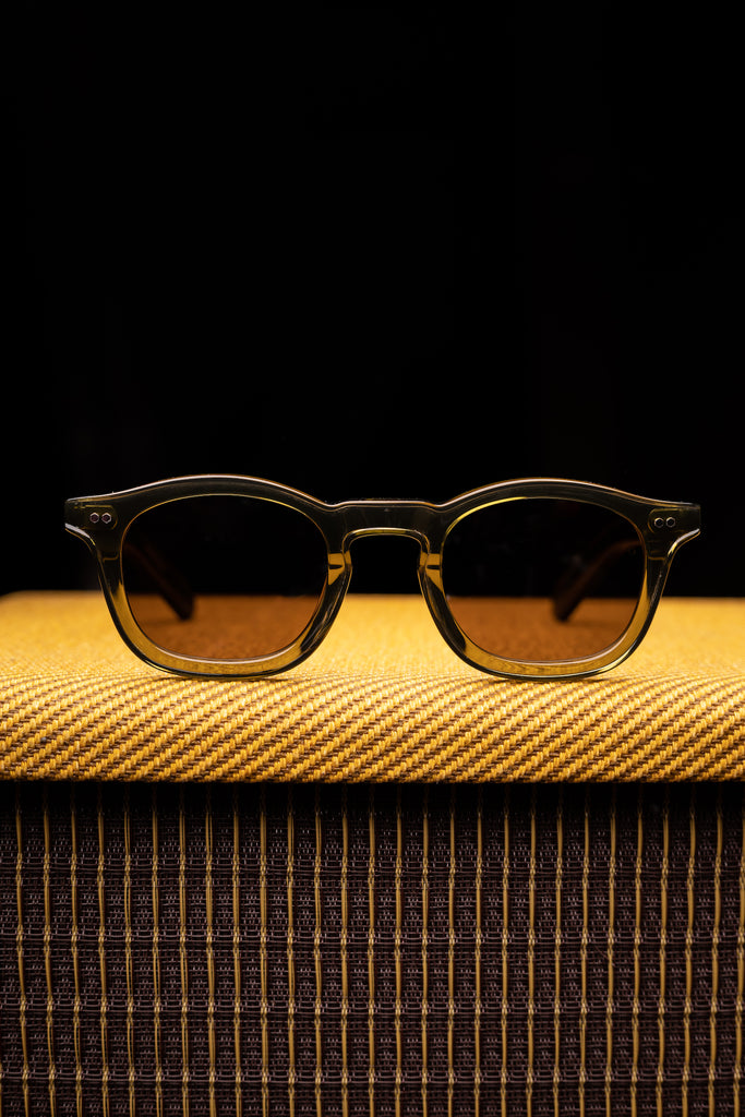Johann Wolff Sunglasses - Carousel in Army w/ Brown Polarized Lenses