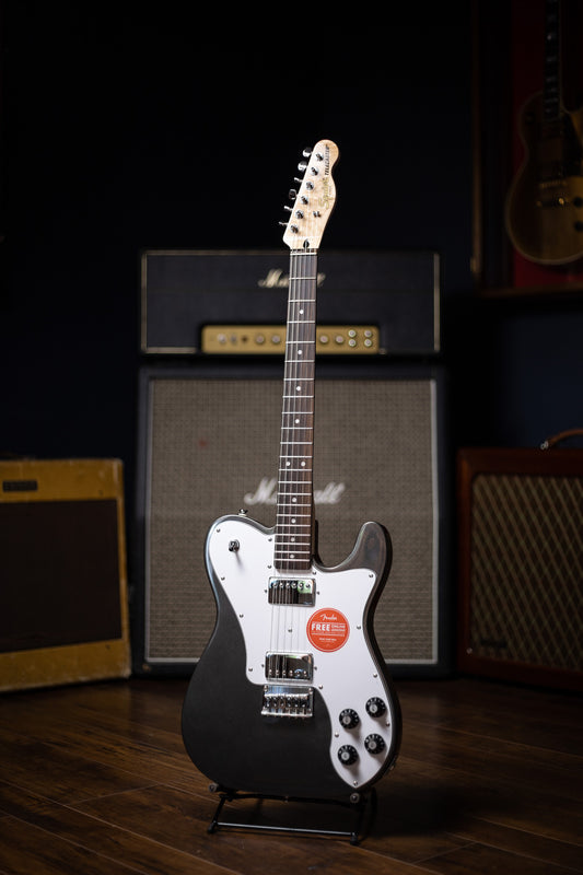 Squier Affinity Series Deluxe Telecaster Electric Guitar - Charcoal Frost Metallic