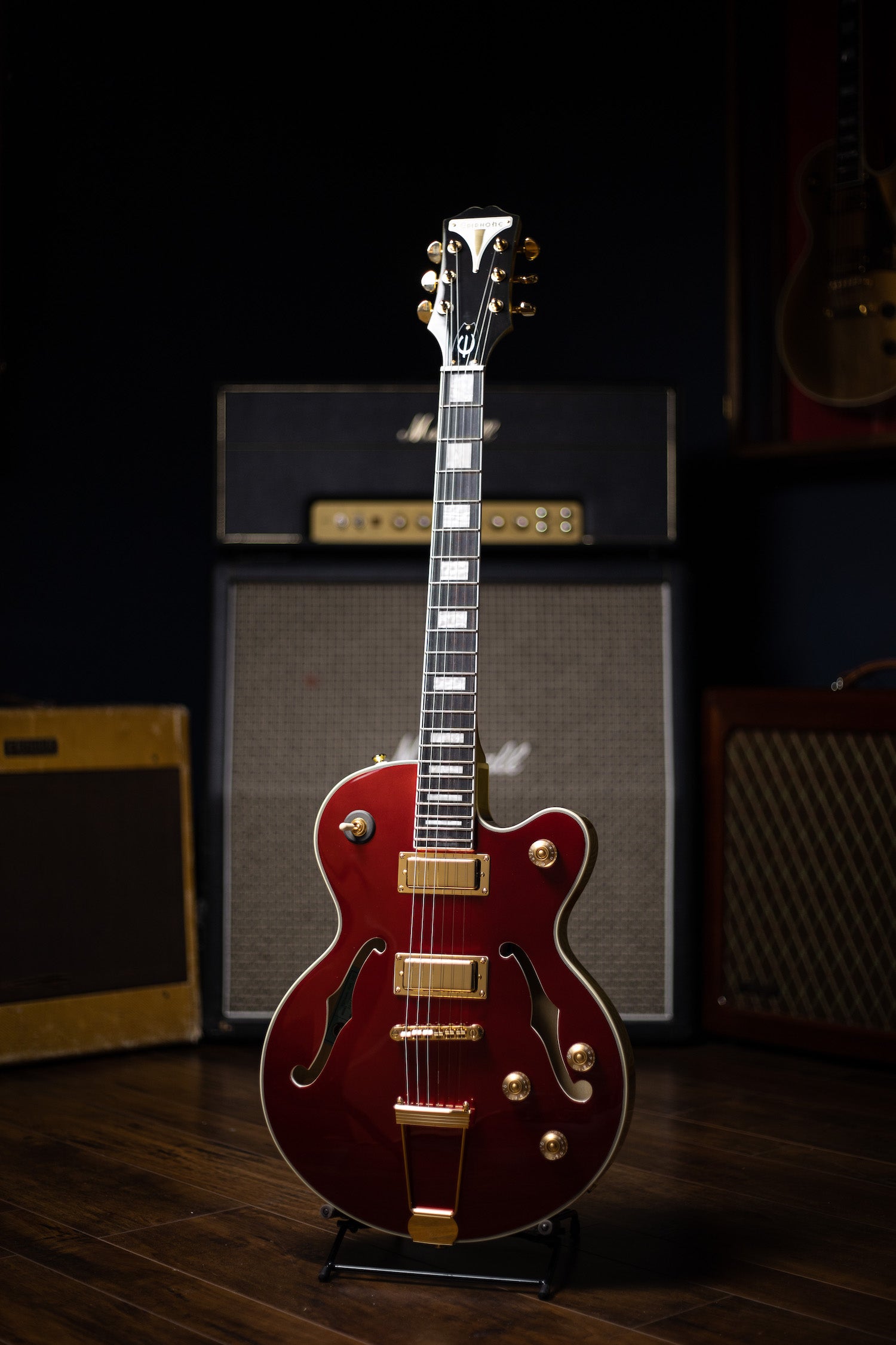 Epiphone Uptown Kat ES Electric Guitar - Ruby Red Metallic