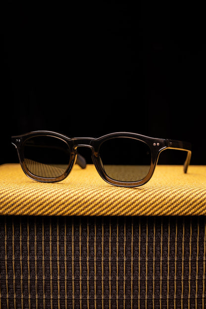 Johann Wolff Sunglasses - Carousel in Smoke w/ Blue Lenses