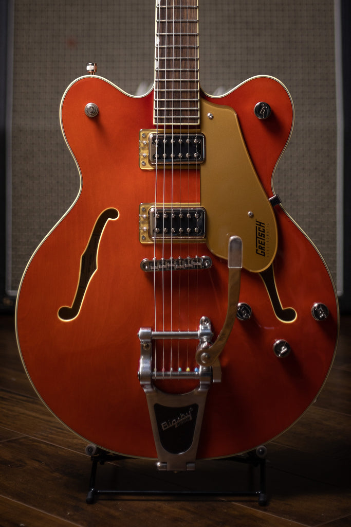 Gretsch G5622T Electromatic Center Block Doublecut with Bigsby Electric Guitar - Orange Stain