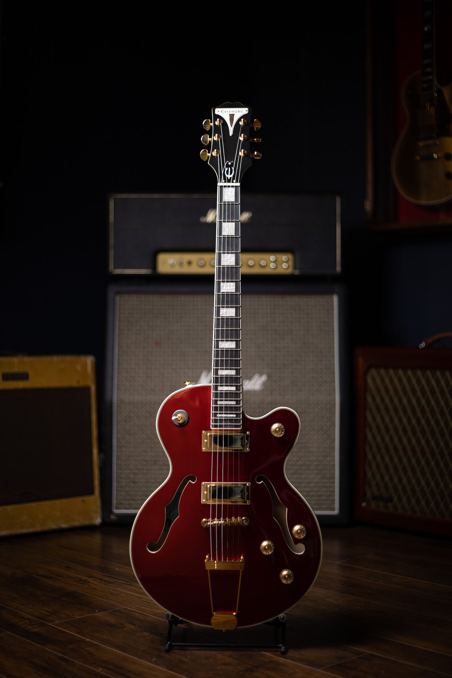 Epiphone Uptown Kat ES Electric Guitar - Ruby Red Metallic