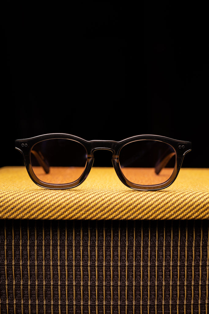 Johann Wolff Sunglasses - Carousel in Smoke w/ Lavender Polarized Lenses
