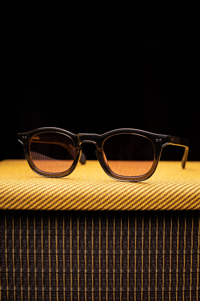 Johann Wolff Sunglasses - Carousel in Smoke w/ Lavender Polarized Lenses