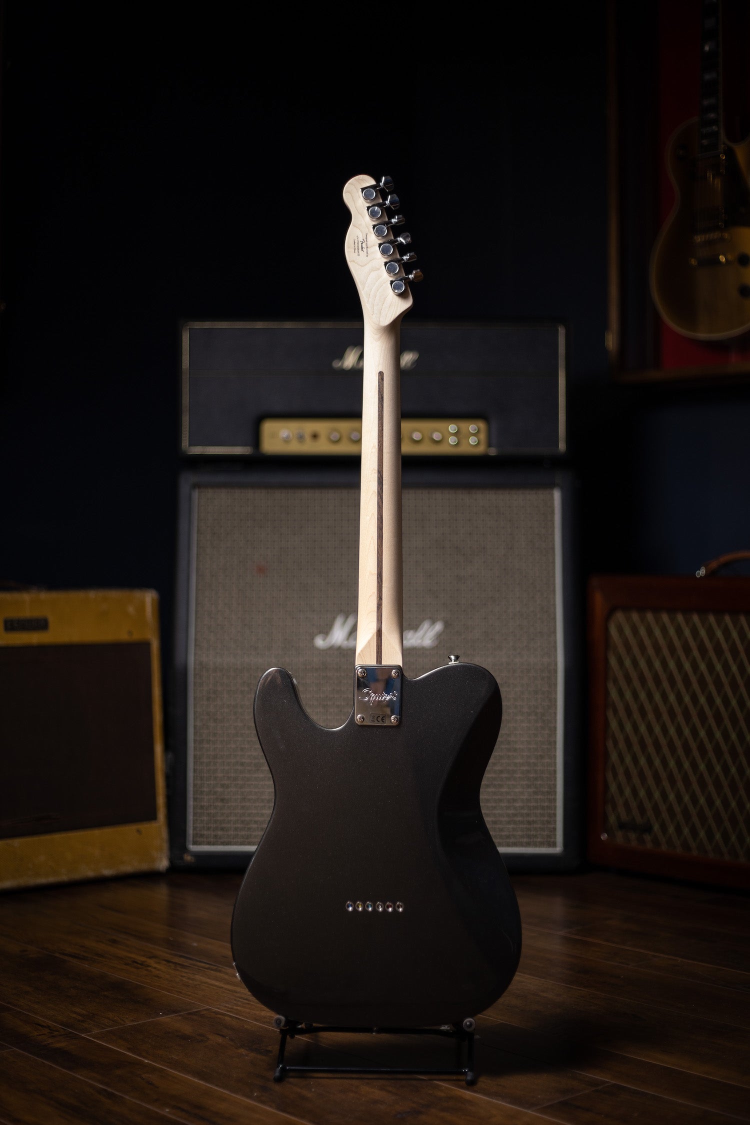 Squier Affinity Series Deluxe Telecaster Electric Guitar - Charcoal Frost Metallic