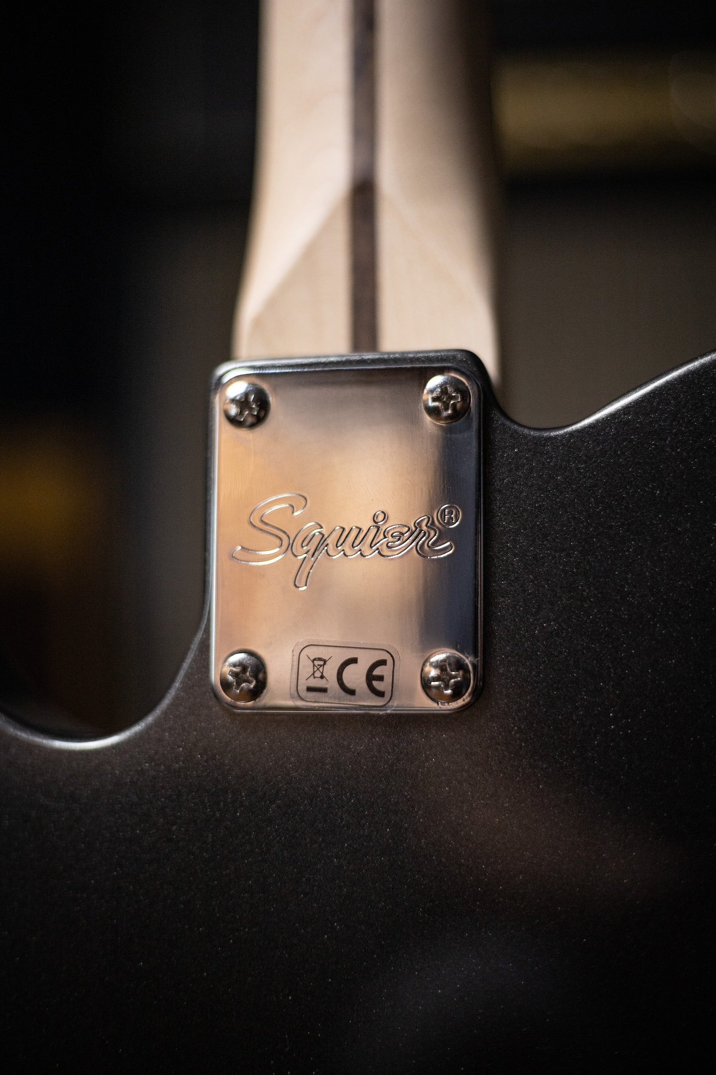 Squier Affinity Series Deluxe Telecaster Electric Guitar - Charcoal Frost Metallic