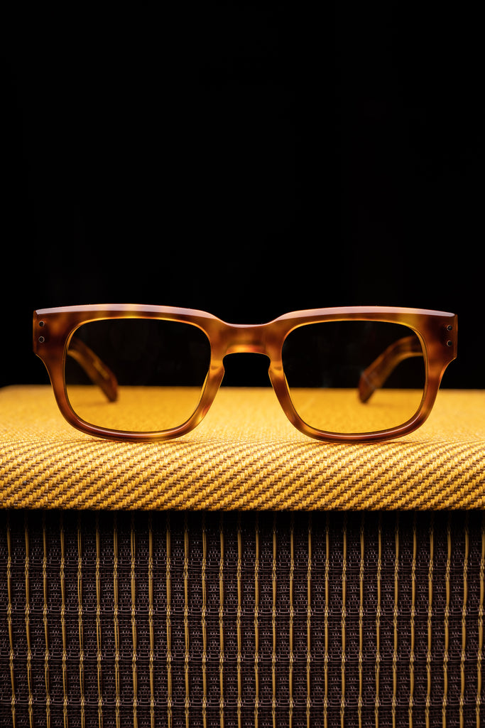 Johann Wolff Sunglasses - Martin in Vintage Tortoise w/ Yellow Polarized Lenses