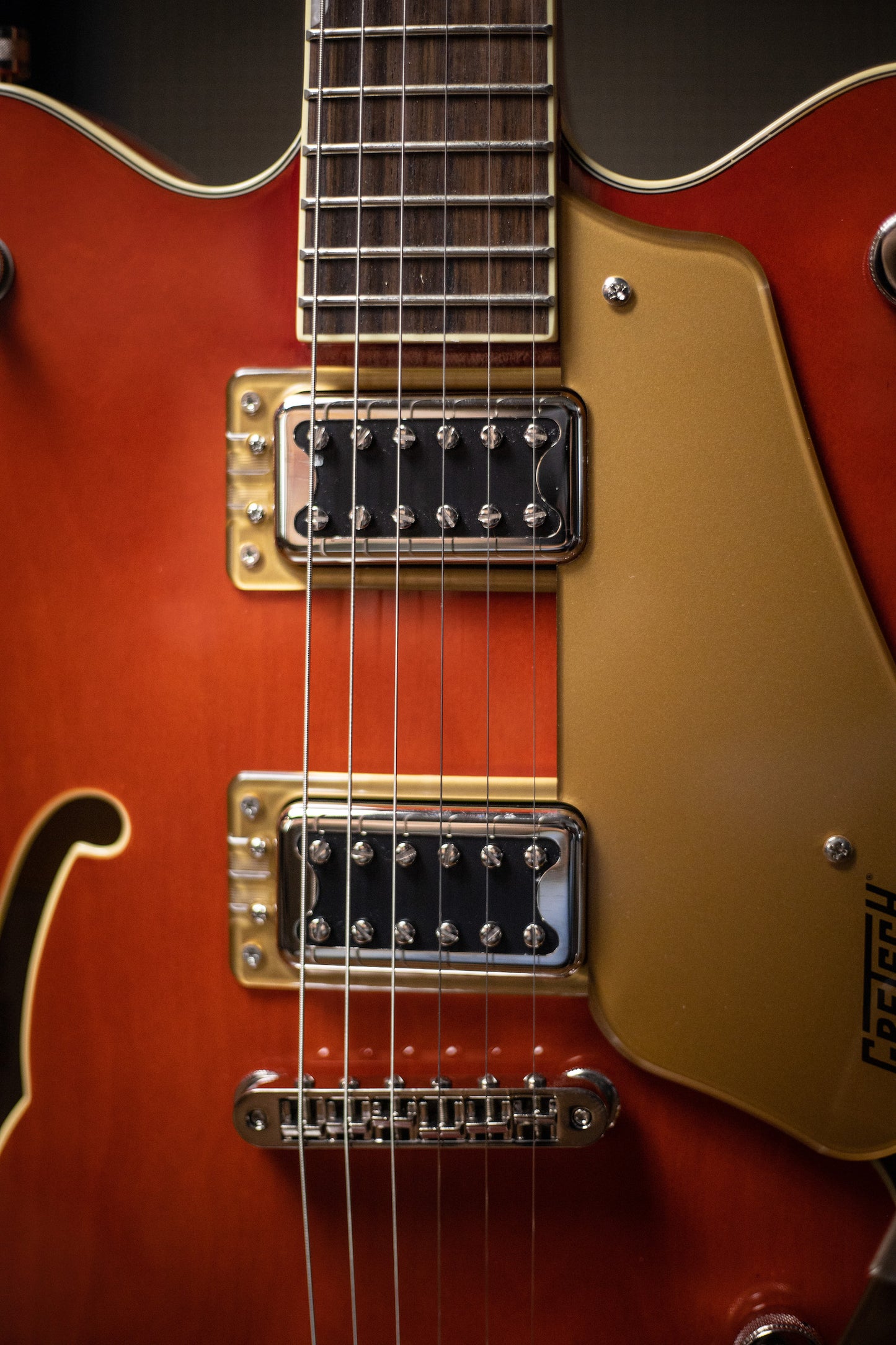 Gretsch G5622T Electromatic Center Block Doublecut with Bigsby Electric Guitar - Orange Stain