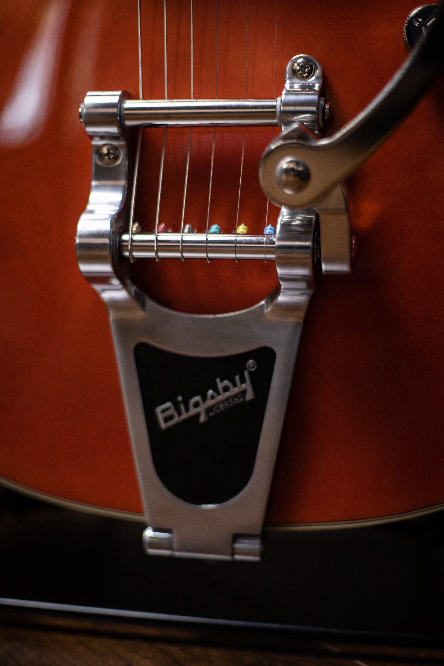 Gretsch G5622T Electromatic Center Block Doublecut with Bigsby Electric Guitar - Orange Stain