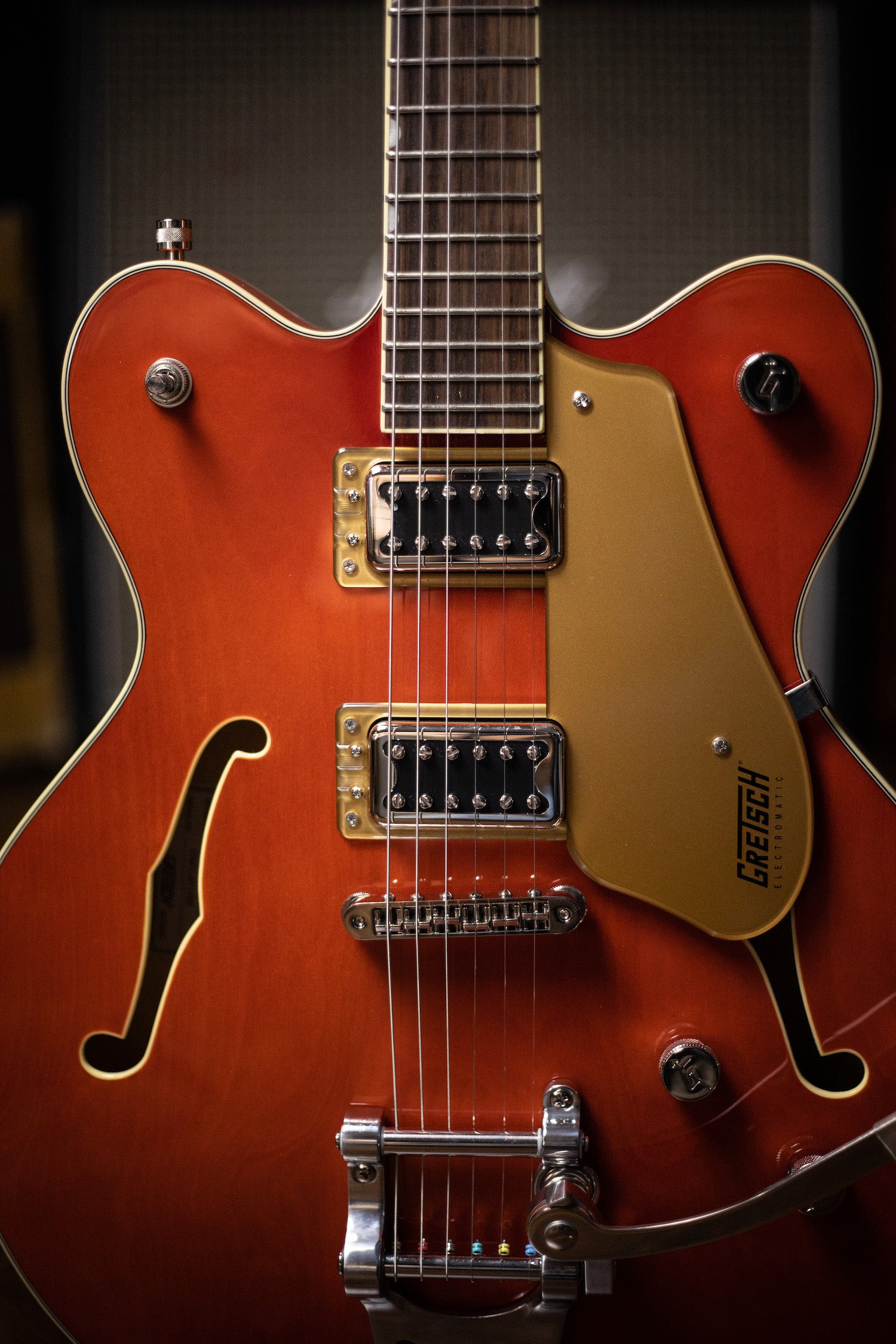 Gretsch G5622T Electromatic Center Block Doublecut with Bigsby Electric Guitar - Orange Stain