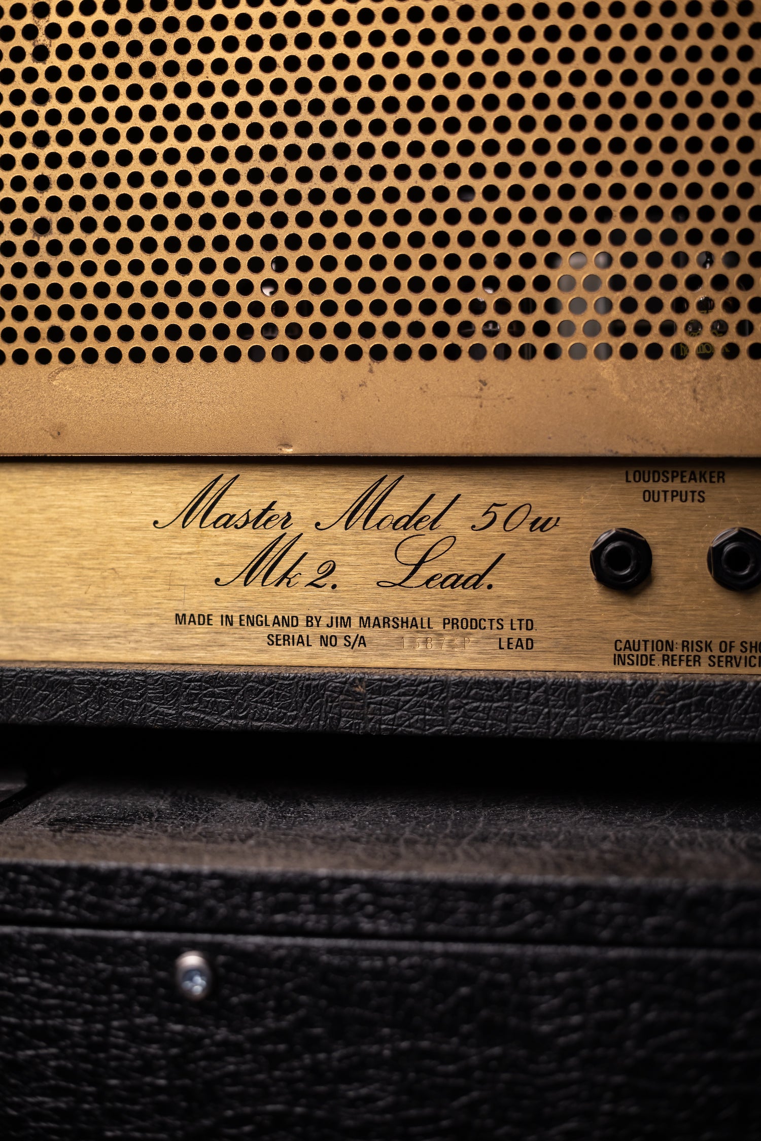 1982 Marshall JCM800 2204 50 Watt Amplifer Head