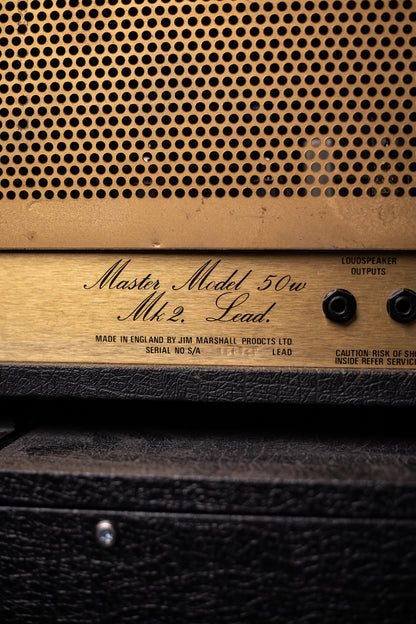 1982 Marshall JCM800 2204 50 Watt Amplifer Head