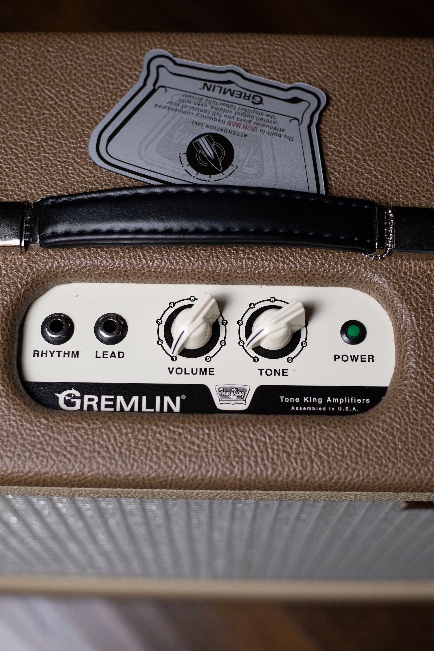 Tone King Gremlin 5-watt 1x12" Tube Combo Amp with Attenuator - Brown and Beige