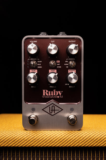 Universal Audio Ruby '63 Top Boost Amplifier Pedal