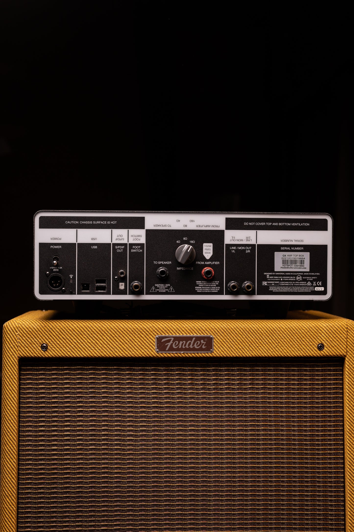 Universal Audio OX Reactive Amp Attenuator with Speaker Modeling