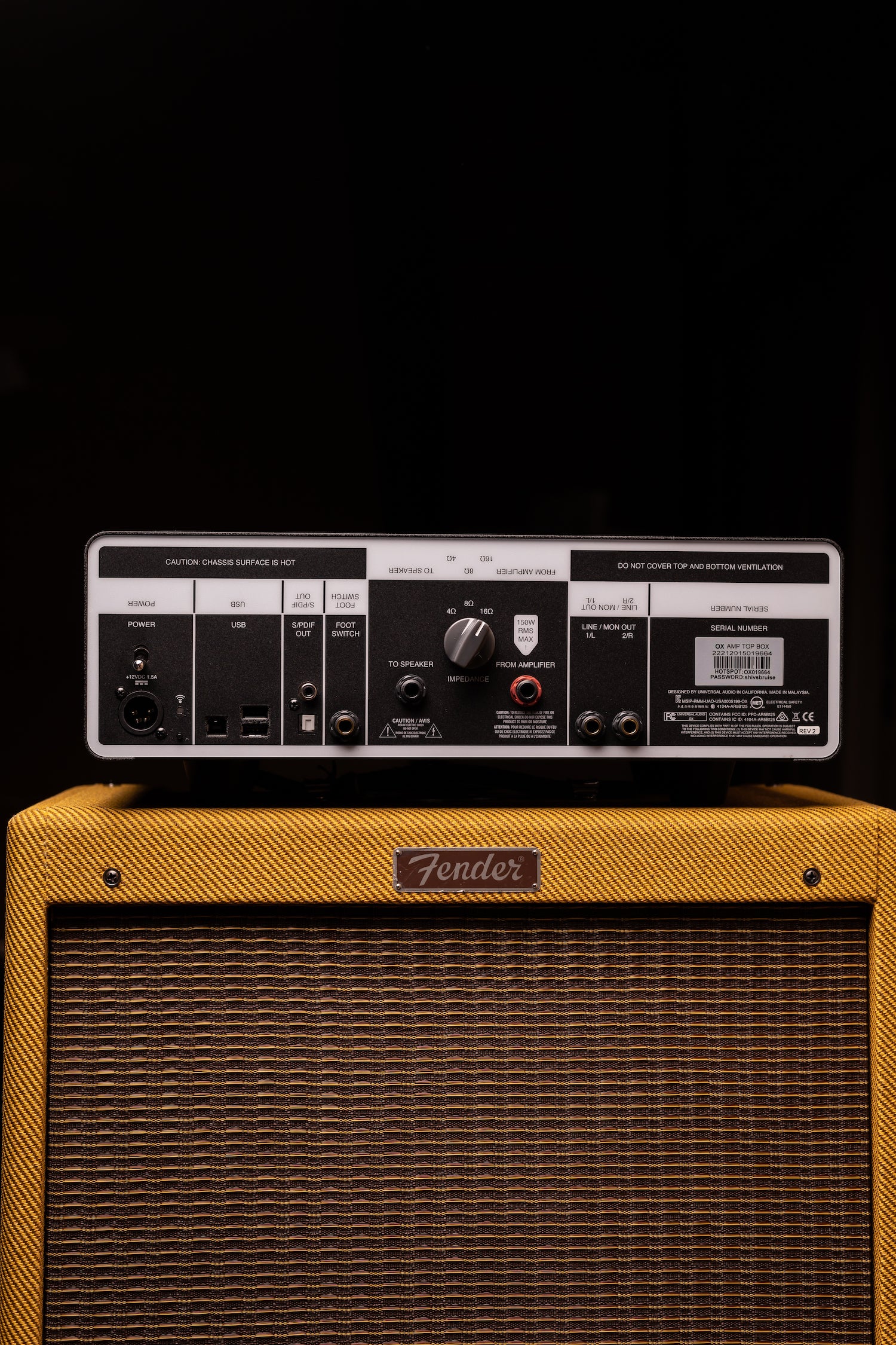 Universal Audio OX Reactive Amp Attenuator with Speaker Modeling