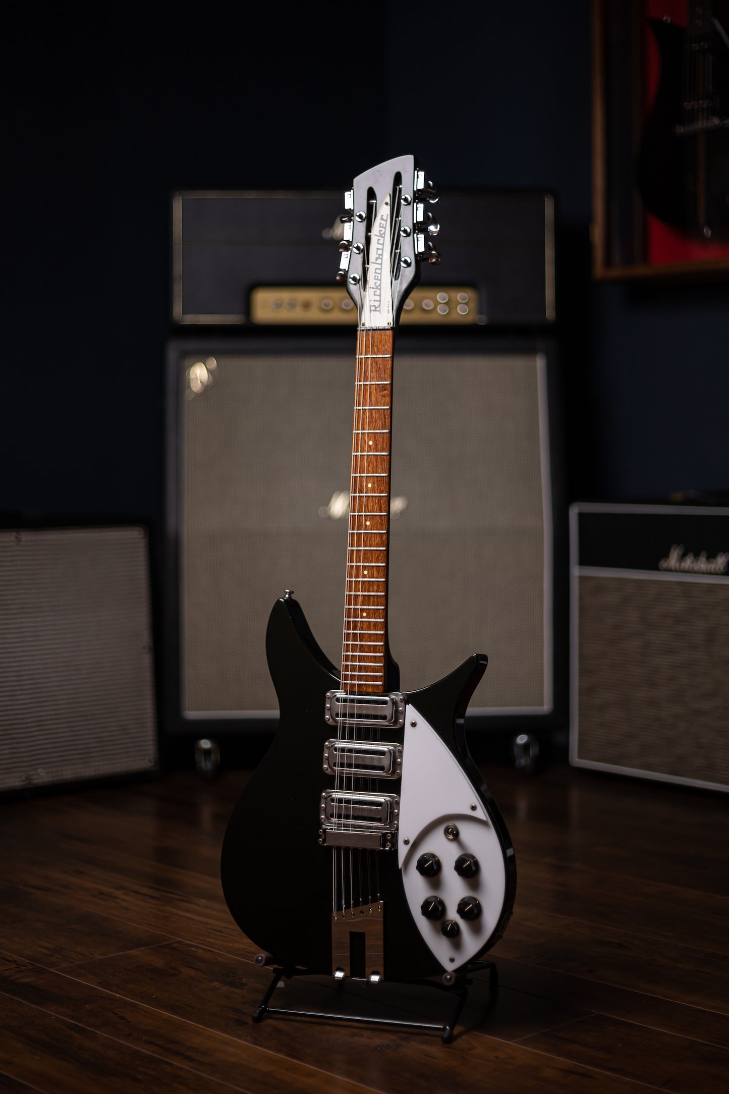 1986 Rickenbacker 325/12 12-String Electric Guitar - Jetglo