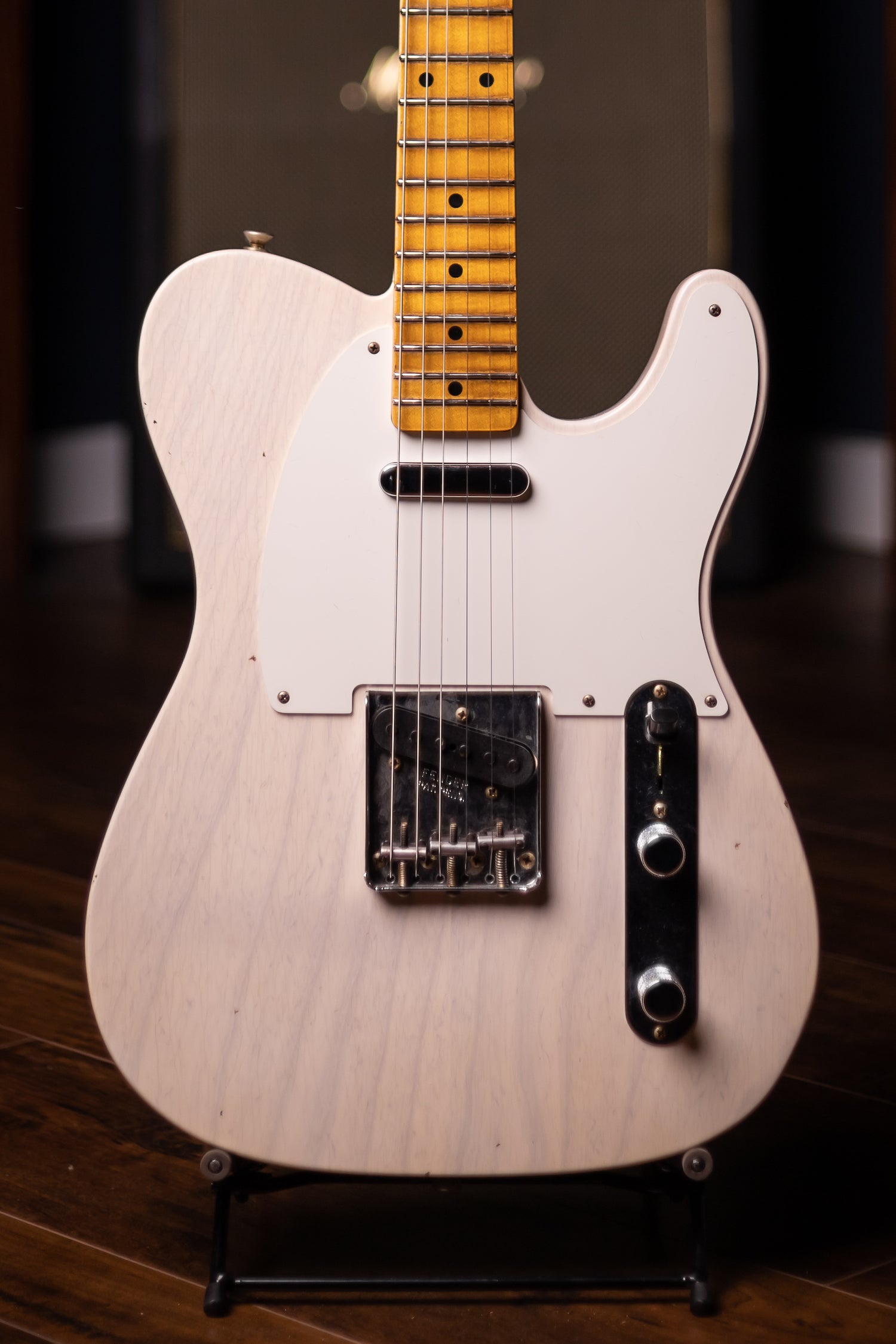 Fender Custom Shop Journeyman Relic 1957 Telecaster Electric Guitar - Aged White Blonde