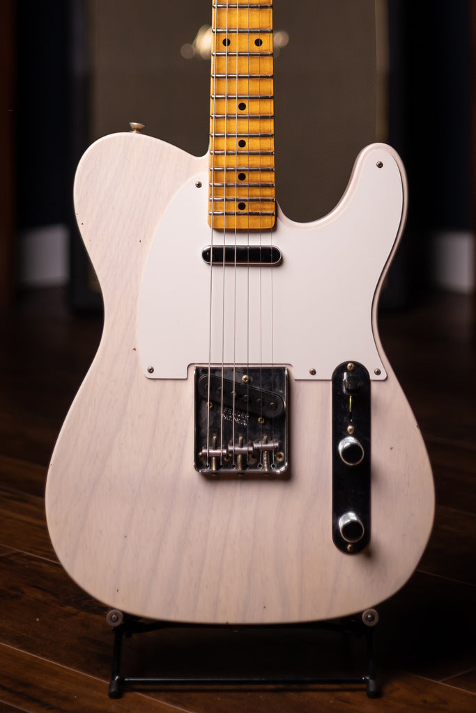 Fender Custom Shop Journeyman Relic 1957 Telecaster Electric Guitar - Aged White Blonde