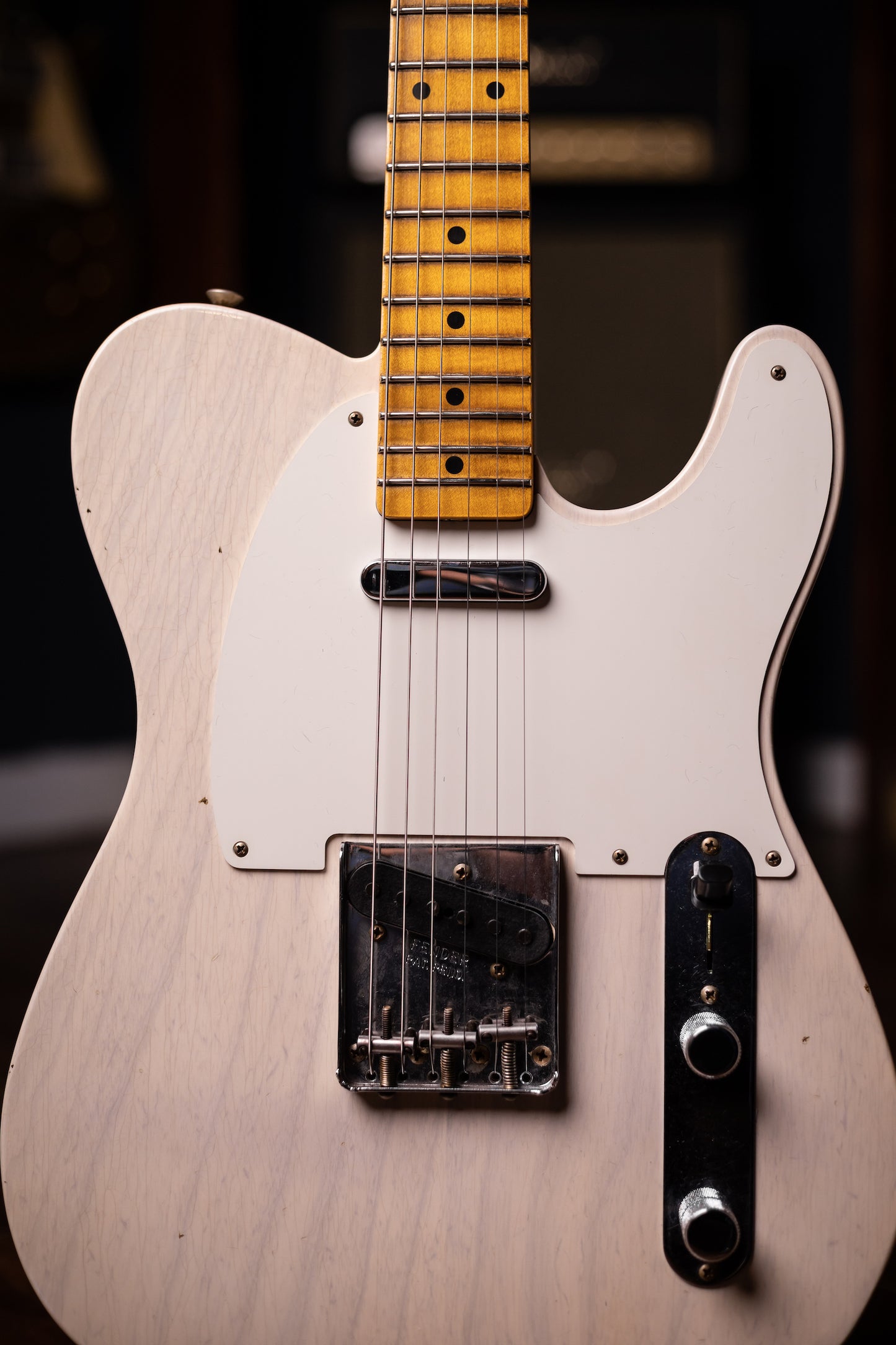 Fender Custom Shop Journeyman Relic 1957 Telecaster Electric Guitar - Aged White Blonde