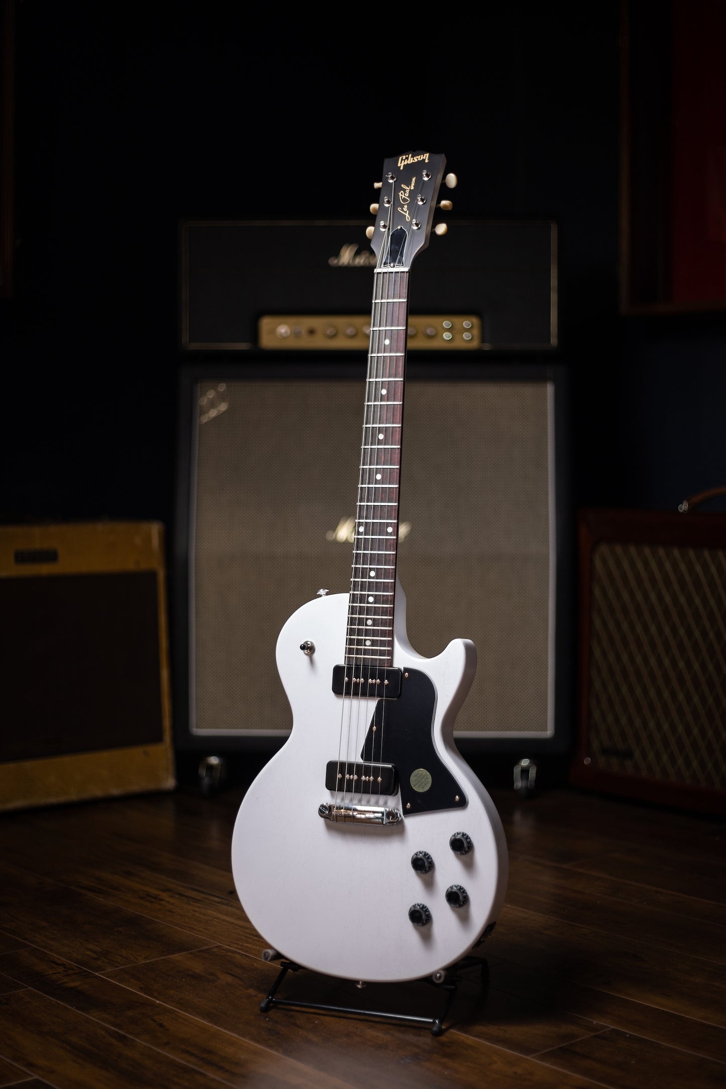 Gibson Les Paul Special Tribute P-90 Electric Guitar - Worn White Satin