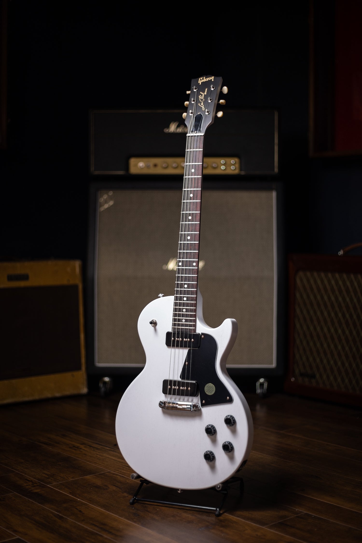 Gibson Les Paul Special Tribute P-90 Electric Guitar - Worn White Satin