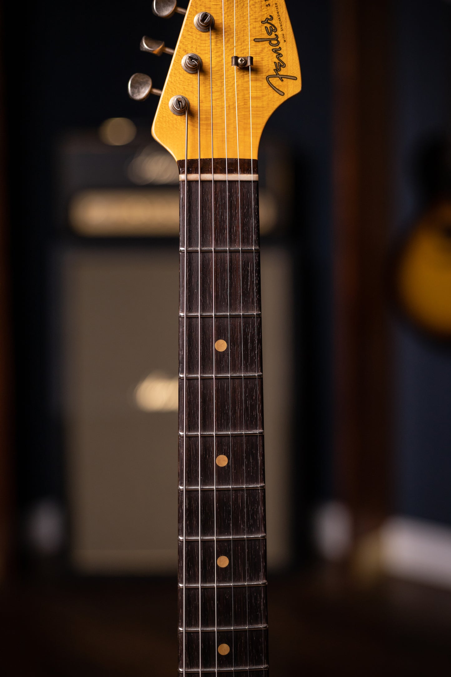 Fender Custom Shop Limited Edition '59 Stratocaster Journeyman Relic Electric Guitar - Super Faded Aged Sage Green Metallic