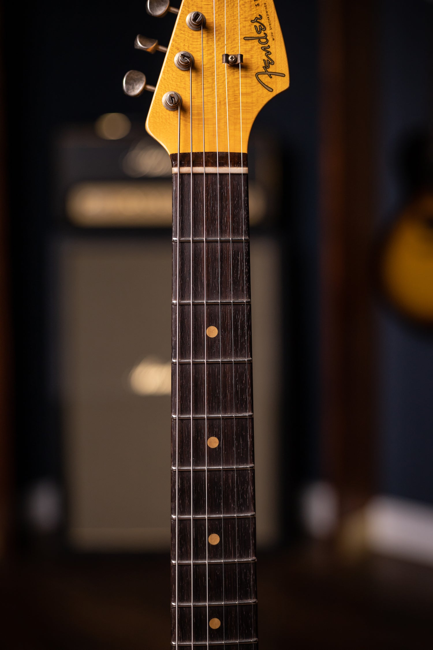 Fender Custom Shop Limited Edition '59 Stratocaster Journeyman Relic Electric Guitar - Super Faded Aged Sage Green Metallic