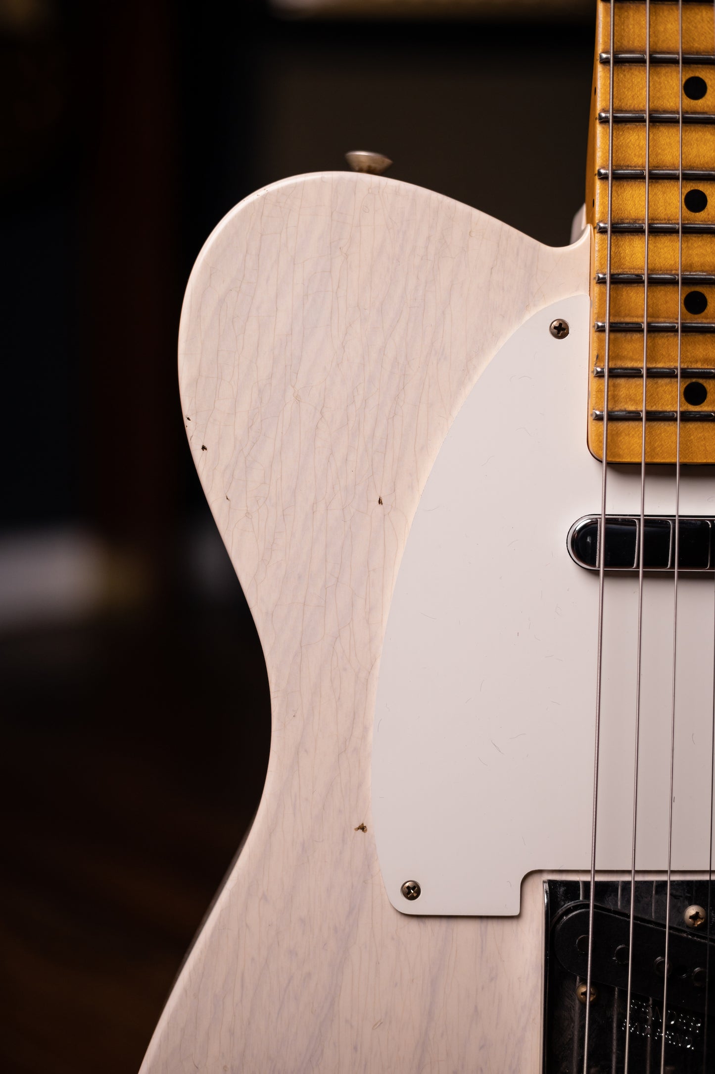 Fender Custom Shop Journeyman Relic 1957 Telecaster Electric Guitar - Aged White Blonde
