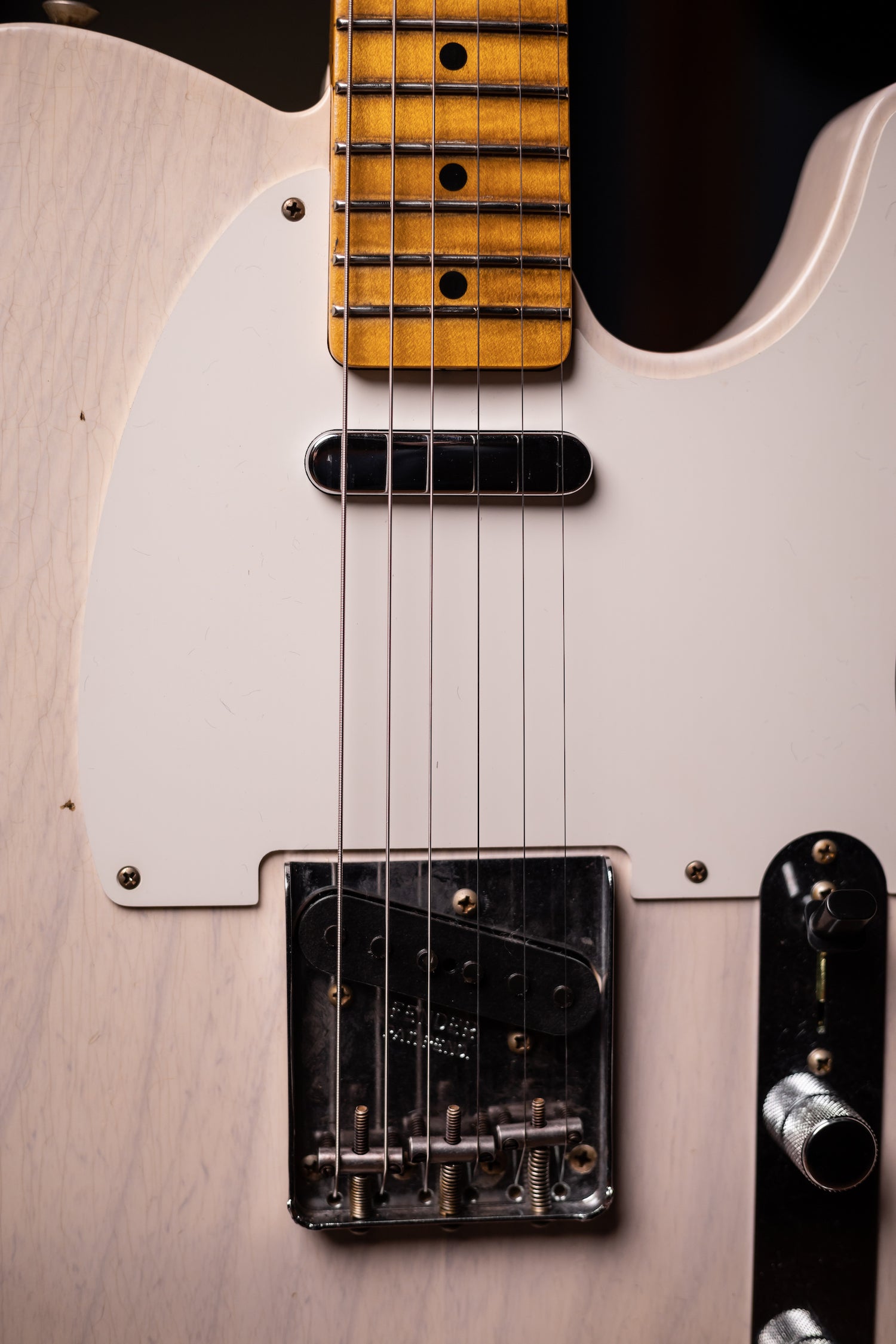 Fender Custom Shop Journeyman Relic 1957 Telecaster Electric Guitar - Aged White Blonde