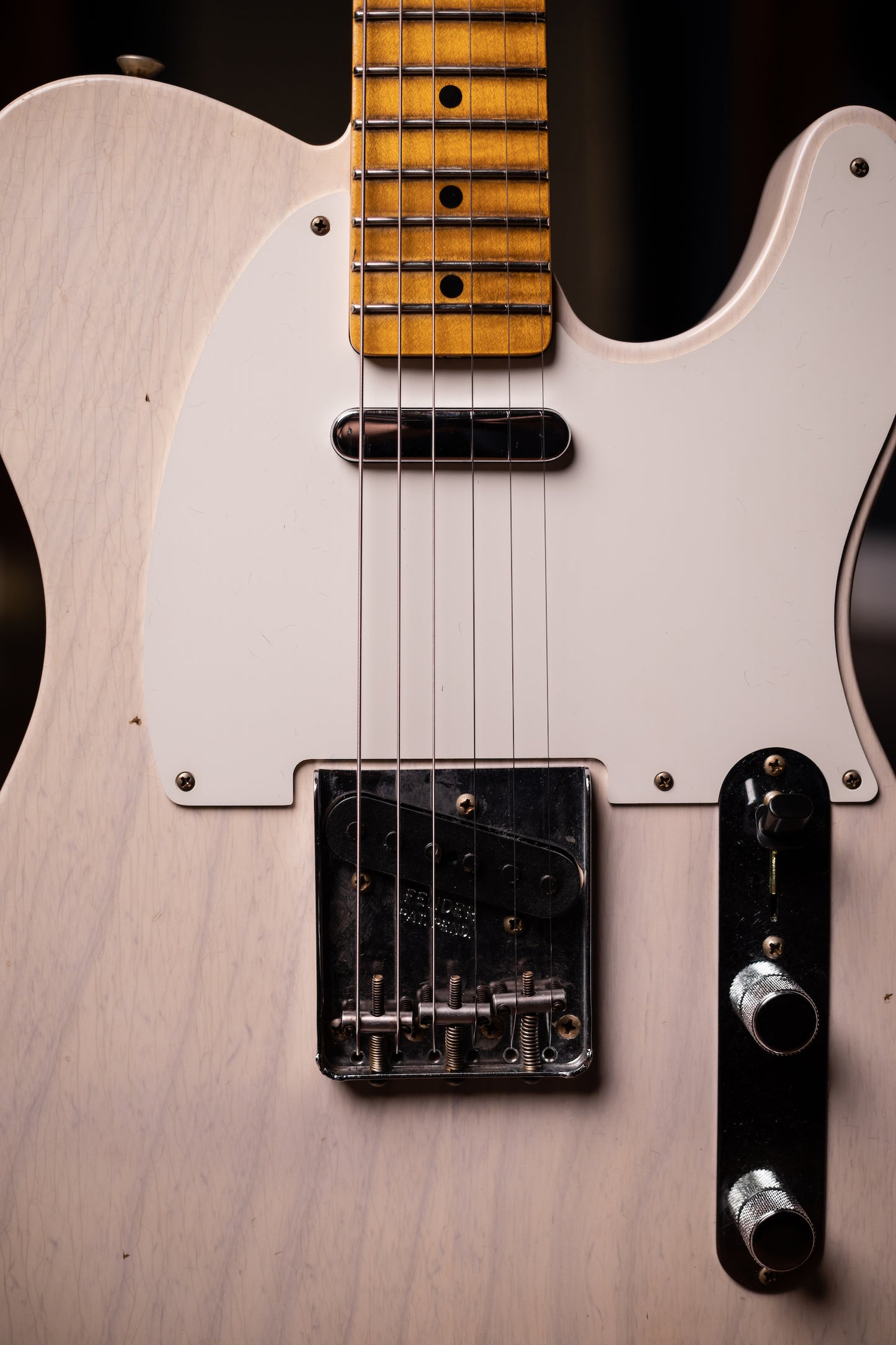Fender Custom Shop Journeyman Relic 1957 Telecaster Electric Guitar - Aged White Blonde