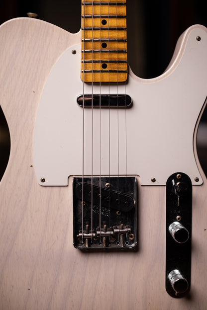 Fender Custom Shop Journeyman Relic 1957 Telecaster Electric Guitar - Aged White Blonde