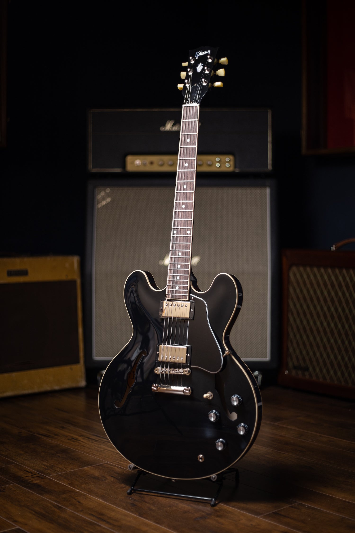 Gibson ES-335 Electric Guitar - Vintage Ebony