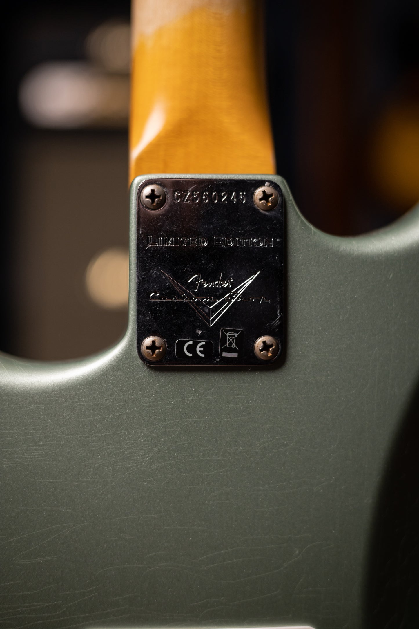 Fender Custom Shop Limited Edition '59 Stratocaster Journeyman Relic Electric Guitar - Super Faded Aged Sage Green Metallic