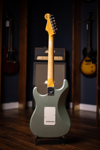 Fender Custom Shop Limited Edition '59 Stratocaster Journeyman Relic Electric Guitar - Super Faded Aged Sage Green Metallic
