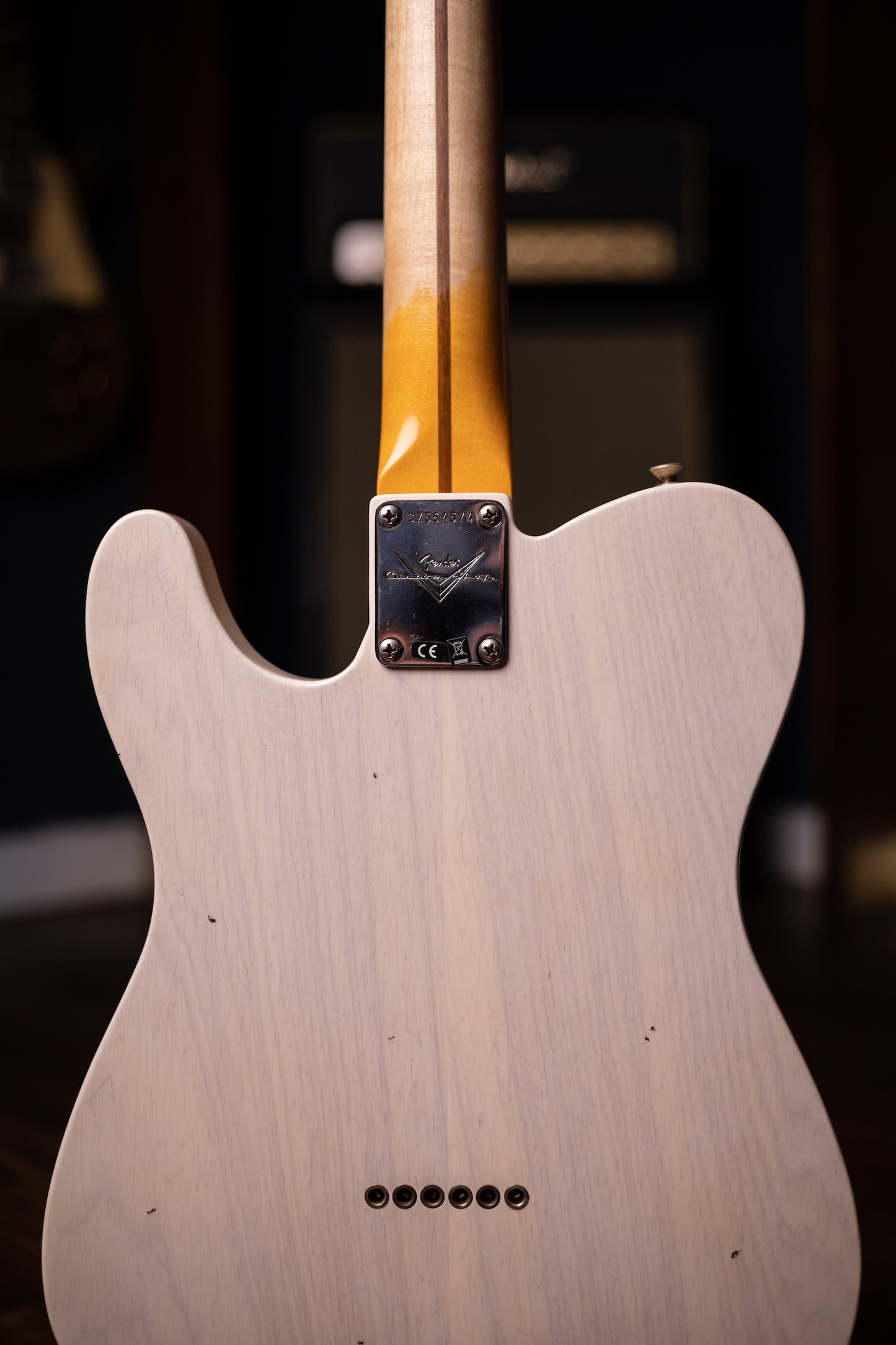 Fender Custom Shop Journeyman Relic 1957 Telecaster Electric Guitar - Aged White Blonde