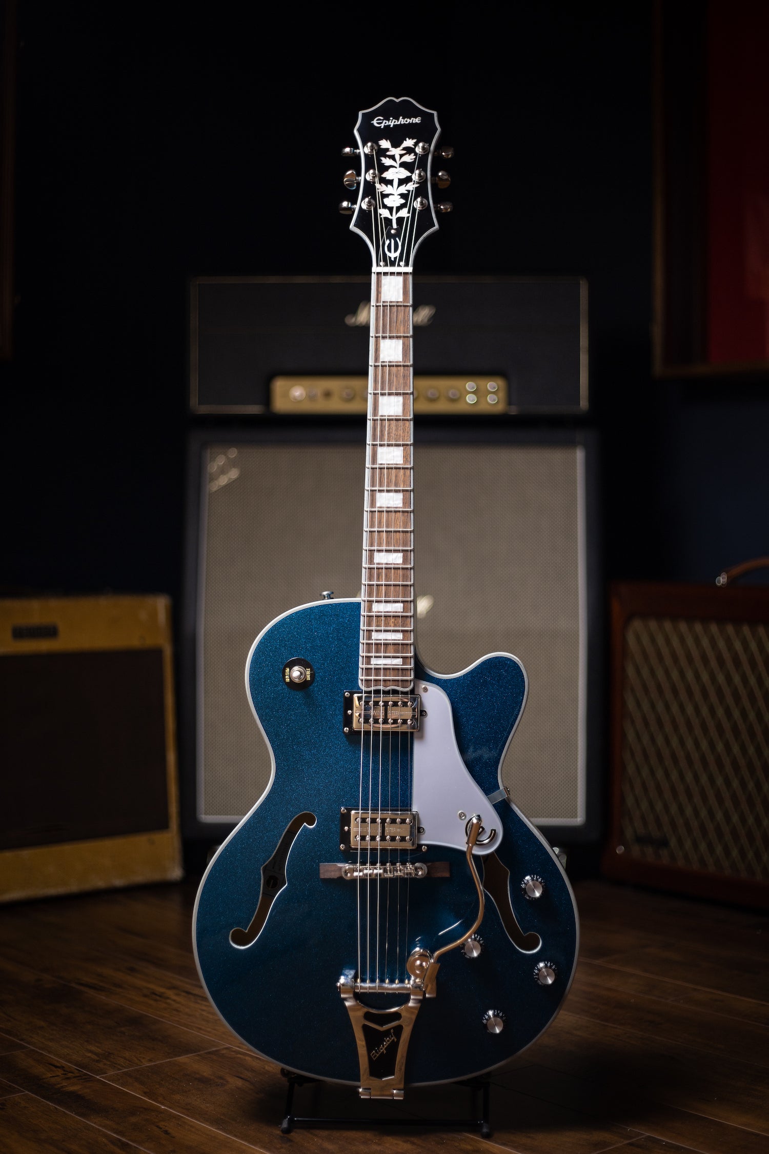 Epiphone Emperor Swingster Electric Guitar - Delta Blue Metallic