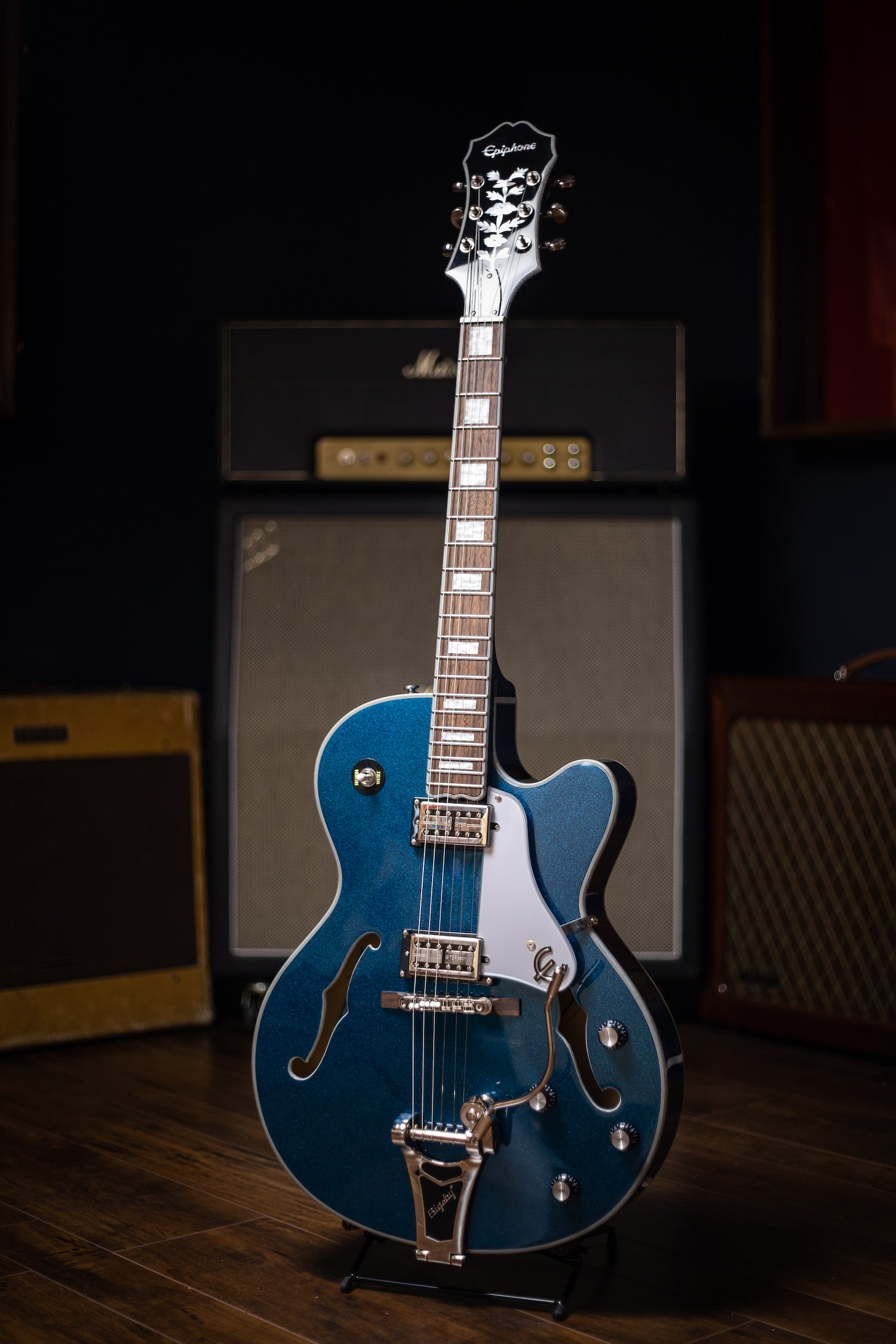 Epiphone Emperor Swingster Electric Guitar - Delta Blue Metallic