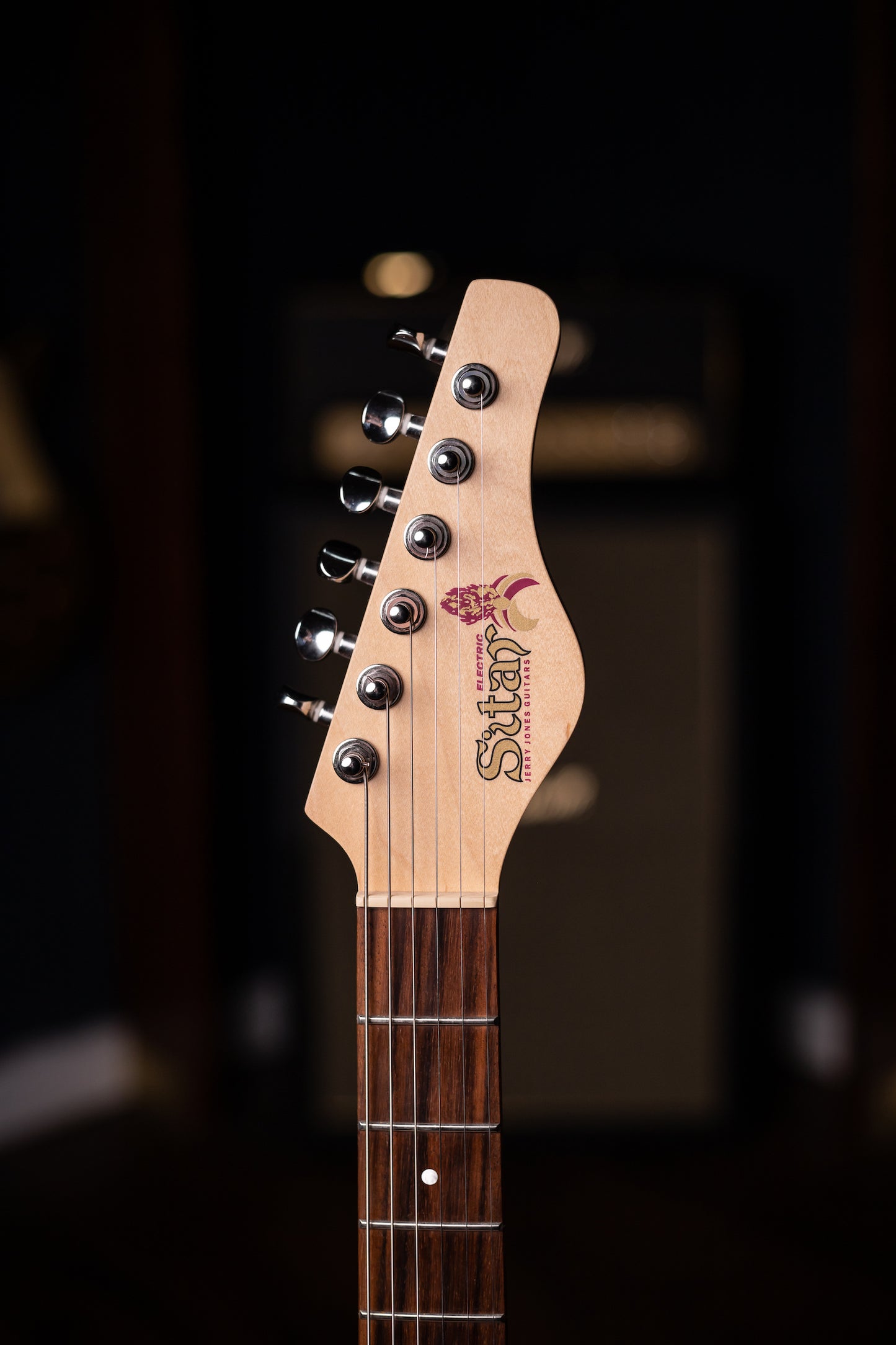 Used Jerry Jones Electric Sitar - Red Crackle