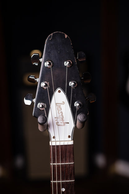 Gibson Kirk Hammett 1979 Flying V Murphy Lab Aged Electric Guitar - Ebony