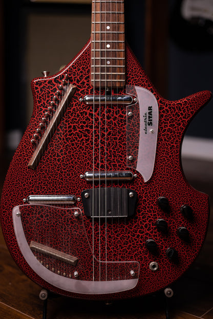 Used Jerry Jones Electric Sitar - Red Crackle