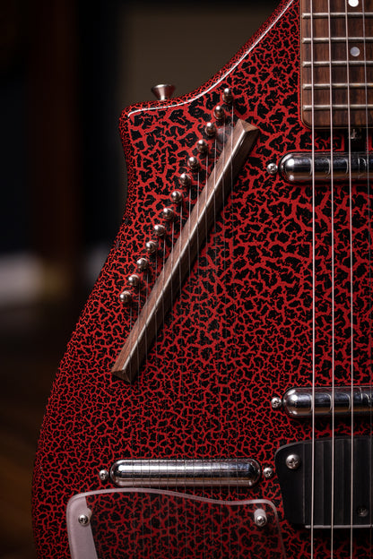 Used Jerry Jones Electric Sitar - Red Crackle