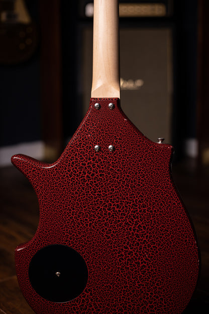 Used Jerry Jones Electric Sitar - Red Crackle